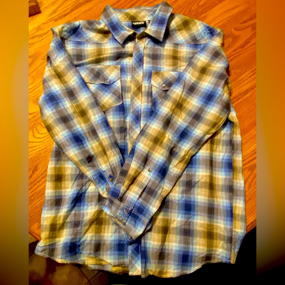 Mens XL Vans Fannel